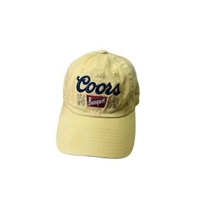Coors Banquet Yellow Baseball Cap American Needle Adjustable Embroidered Logo